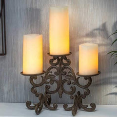 Gerson 6-Piece LED Flameless Candle Set, Yellow