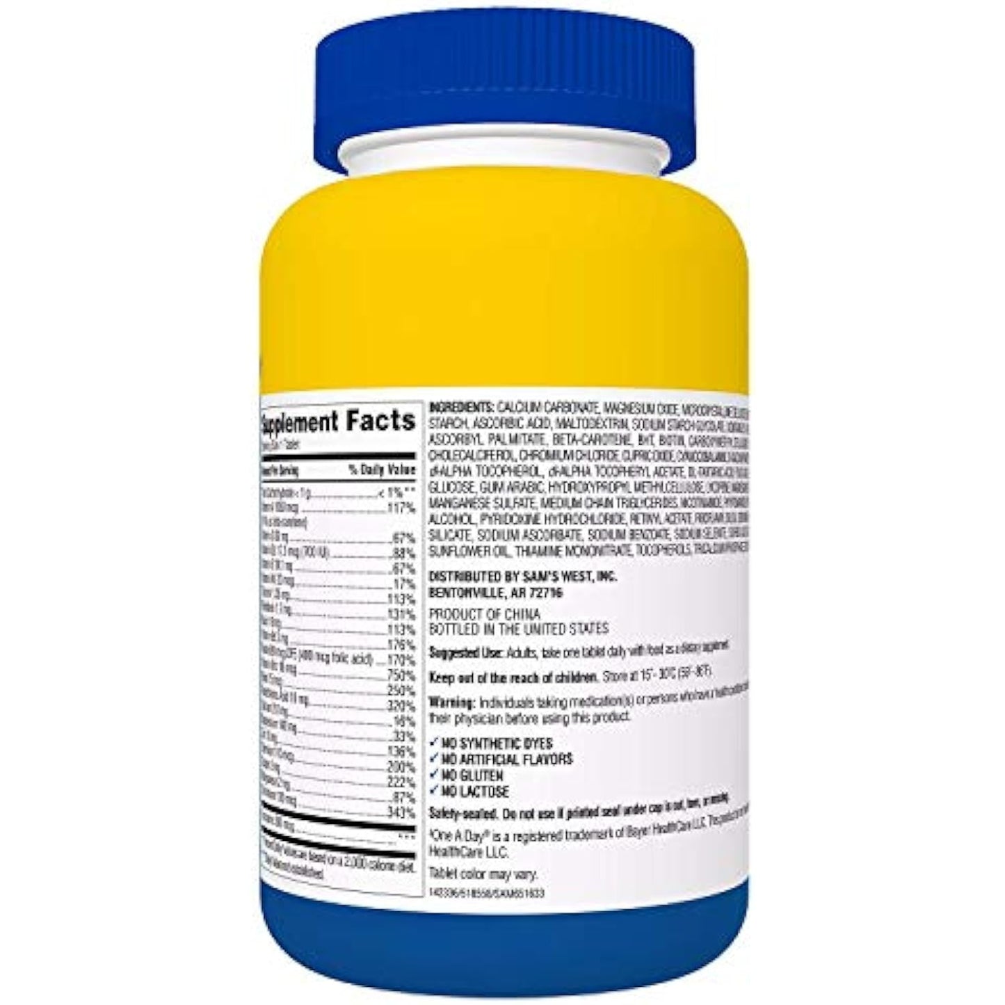 Members Mark Men's Daily Multivitamin (275 Count)