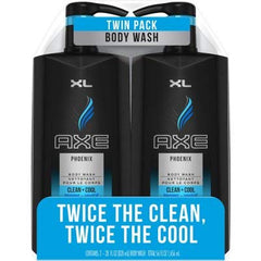 Axe Body Wash for Men Phoenix (28 Ounce, 2 Count)