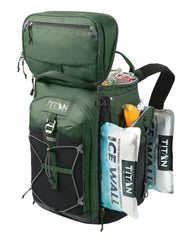 Titan by Arctic Zone 26-Can Backpack Cooler (Green)