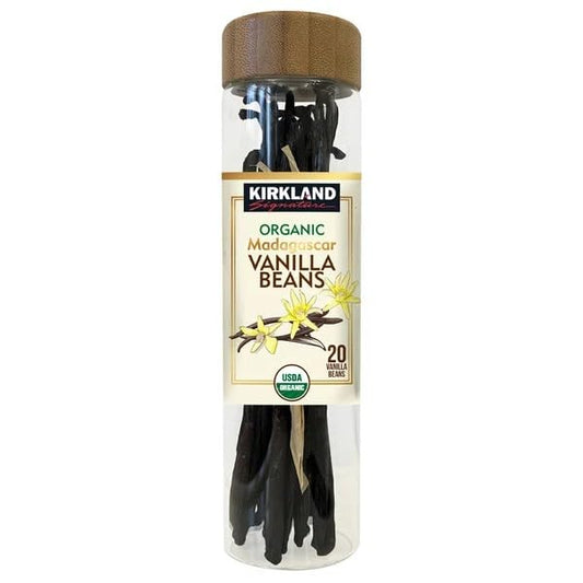 Kirkland Signature Organic Madagascar Vanilla Beans, 20 Count
