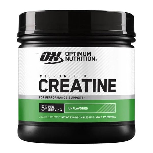 Optimum Nutrition Micronized Creatine Monohydrate Powder, Unflavored, Keto Friendly, 135 Servings (Packaging May Vary)