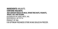 Member Marks Natural Shelled Walnuts - Light Halves & Pieces, 32 oz Resealable Bag – Unsalted & Unroasted – Rich in Omega 3 & Antioxidants – Perfect for Baking, Salads, and Healthy Snacking