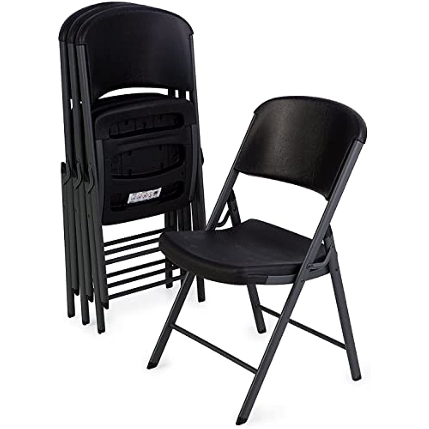 Lifetime Folding Chair with Black Color Model#80887U (4, Black)