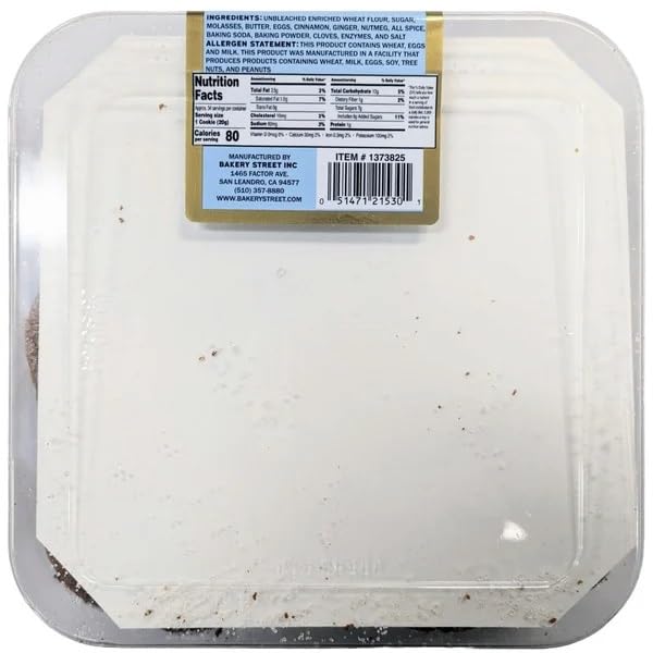 Bakery Street Gingerbread Cookies, 24 Ounce