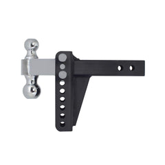 14,000 lbs. Capacity | 0-6" Drop | Reversible 2" and 2.5/16" Ball Drop Hitch | Adjustable | High Grade Steel | Rust Resistant | Blackout by Trailer Valet