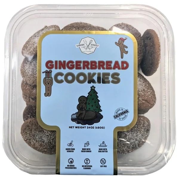Bakery Street Gingerbread Cookies, 24 Ounce