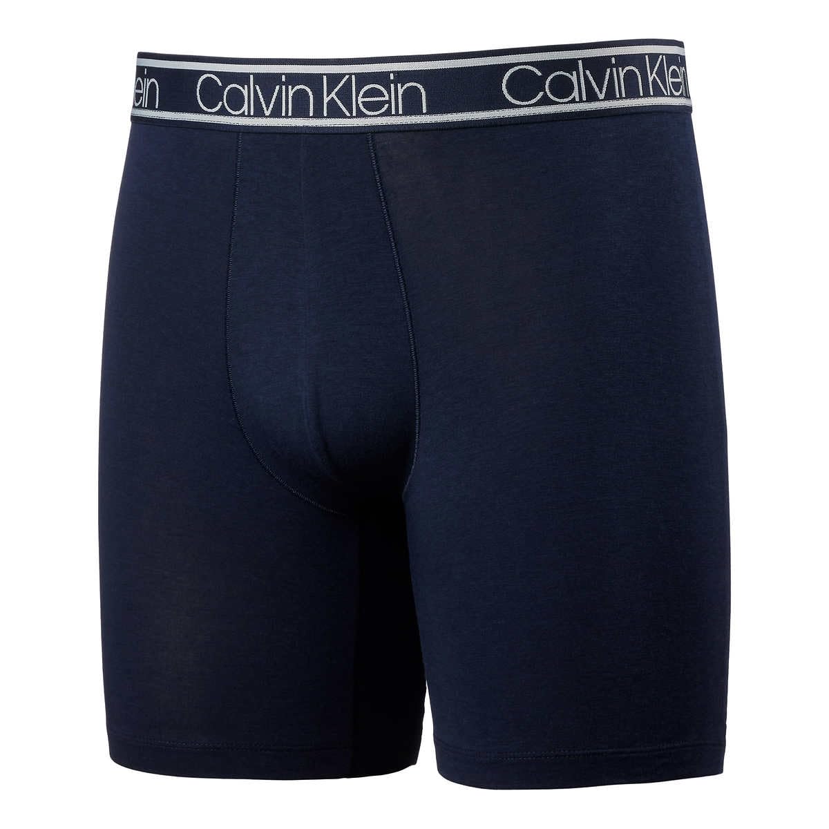 Calvin Klein Men`s Microfiber Boxer Briefs Pack of 3 (US, Alpha, Large, Regular, Regular, NAVY/BLUE/LIGHT BLUE)