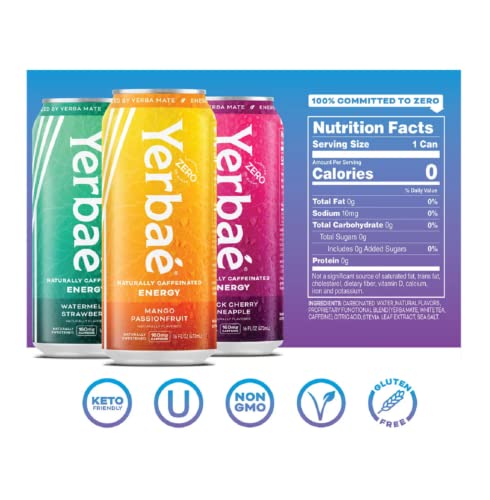 Yerbae Plant Based Energy Drinks, 15 pk./16 oz.