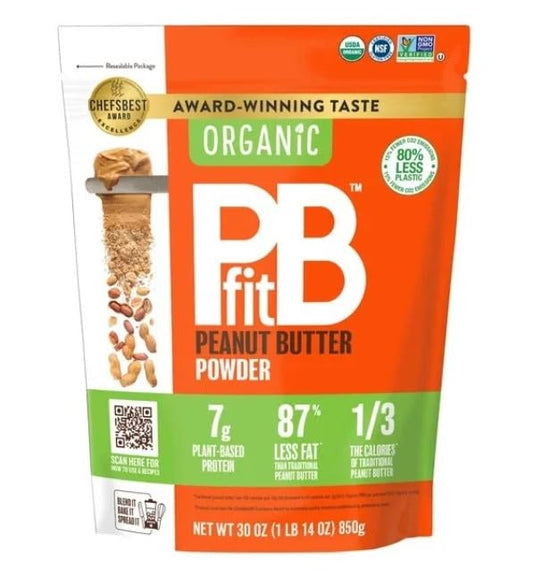 Organic PB Fit Peanut Butter Powder 30 OZ, 1.88 Pound (Pack of 1)