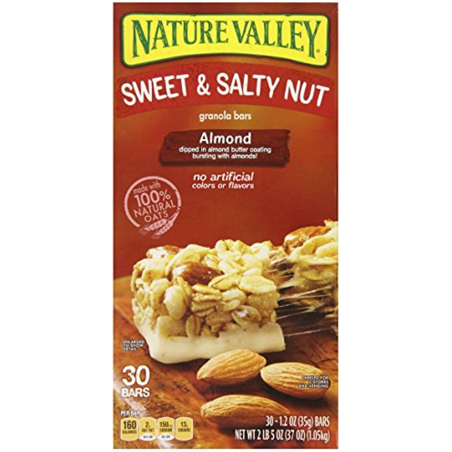 Nature Valley Sweet and Salty Nut Almond Granola Bars, 36 Count