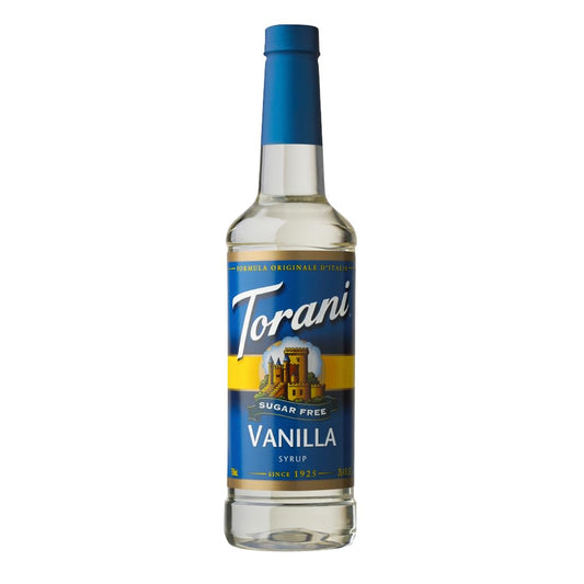 Torani Sugar Free Syrup, Vanilla, 25.4 Ounce (Pack of 1)