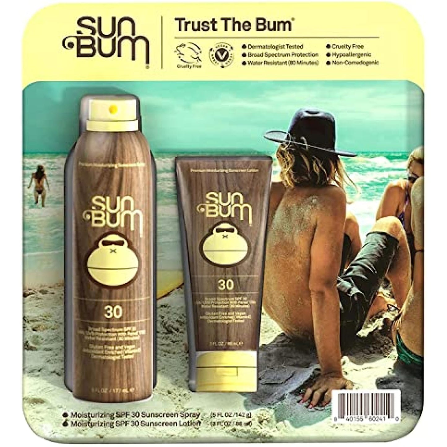 Sun Bum Sunscreen Spray and Lotion, SPF 30 (Spray 5 fl. oz., Lotion 3 fl. oz.)