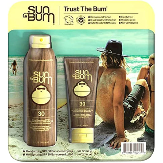 Sun Bum Sunscreen Spray and Lotion, SPF 30 (Spray 5 fl. oz., Lotion 3 fl. oz.)