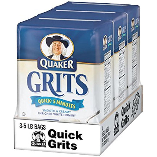 Quick Grits Quaker Smooth And Creamy Texture, 15 Pound