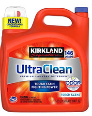 Kirkland Signature Ultra Clean HE Liquid Laundry Detergent, 146 Loads, 194 fl oz