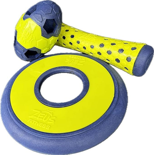 Zeus Fitness Large Dog Toys - Tough Dog Toys - Dog Toys for Agressive Chewers 3-Pack Floatable Dog Toys - Dog Pool Toys - Dog Chew Toys - Rubber Dog Toys - Dog Toys Pack