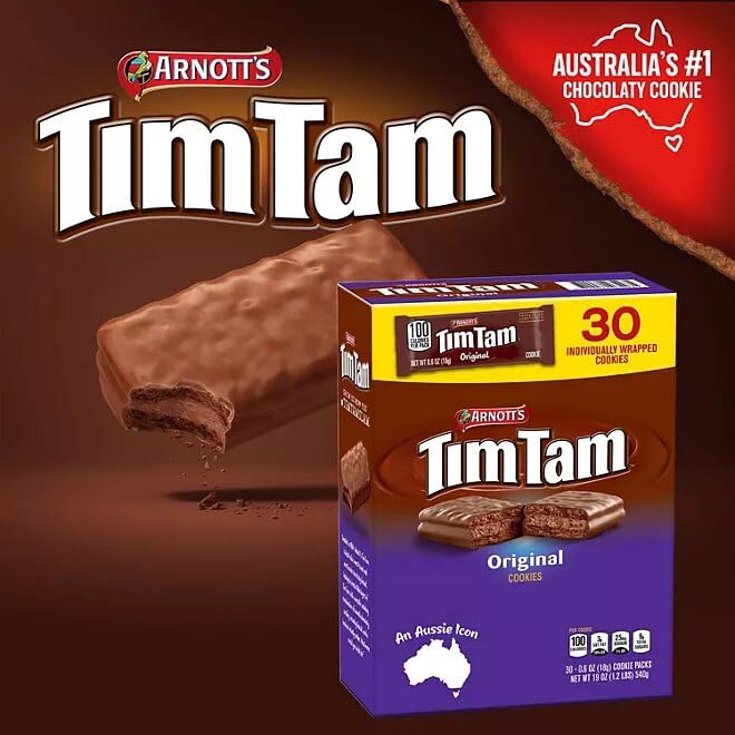 Tim Tam Original Chocolate Cookies (0.63 oz., 30 pk.)