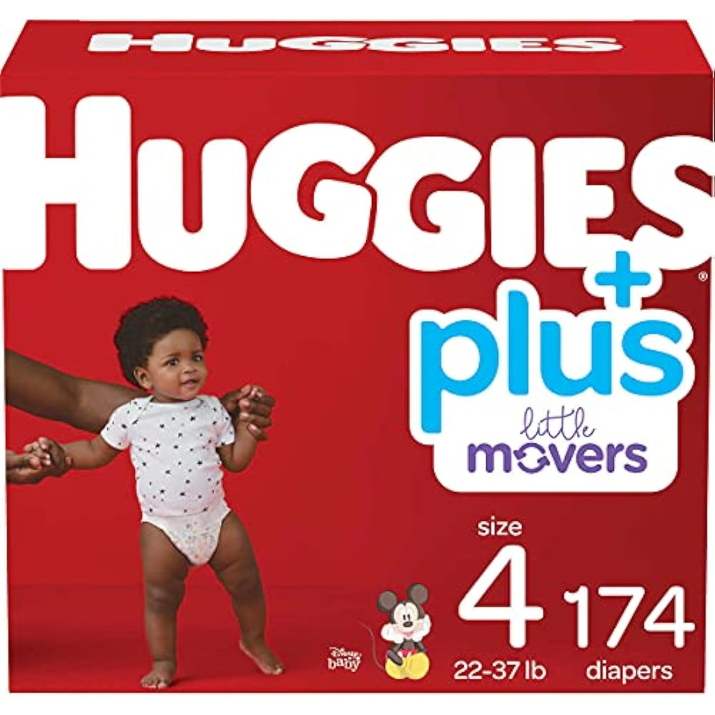 Huggies Plus Diapers, Size 4, 174 Count