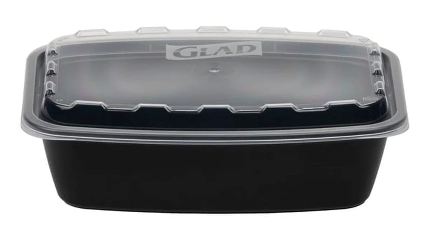 Glad 38-oz Rectangular Food Container Pack of 25