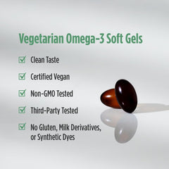 Nordic Naturals Algae Omega, 715mg Vegan EPA+DHA, Plant-Based - 90 Count