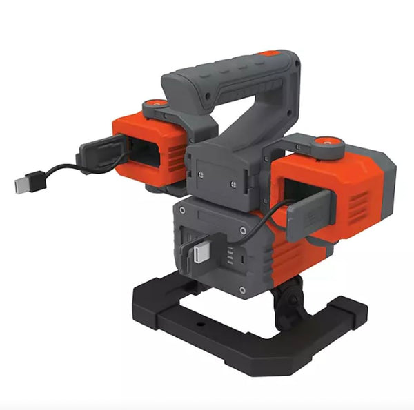 2000 Lumens Rechargeable LED Work Light and Spotlight, 4 Adjustable Lamps. alternate view