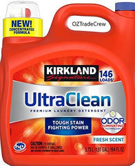 Kirkland Signature Ultra Clean HE Liquid Laundry Detergent, 146 Loads, 194 fl oz