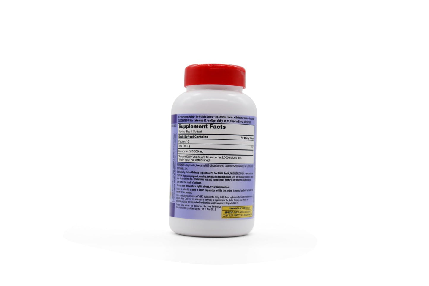 Kir-kland CoQ10 300mg Supports Heart Healthy Supplements,100 Softgels (1 Pack)