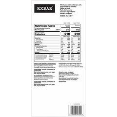 RXBAR Protein Snack Bars, All Natural Ingredients, Chocolate Sea Salt and Blueberry, 14-count,