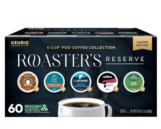 Roaster's Reserve Coffee Variety Pods 60 Count