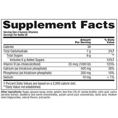Vitafusion Calcium + D3 Gummies (200 Count)