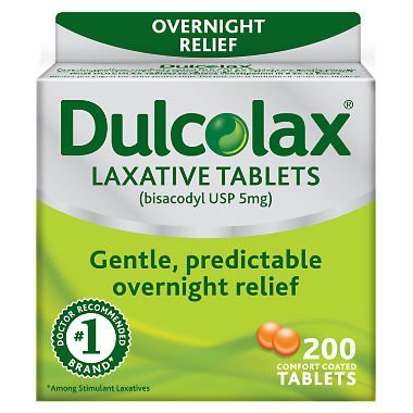 Dulcolax Laxative Tablets, 200 Count (Pack of 3) IULC#C