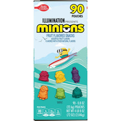 General Mills Minions Fruit Flavored Snacks, 0.8 Ounce (Pack of 90)