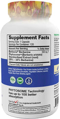 Feel Good Superfoods Berberine Phytosome, 120 Vegan Capsules