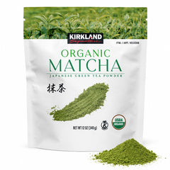 Kirkland Signature Organic Matcha Green Tea Powder 12 oz, Japanese, 340g