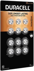 Duracell Lithium 2032 Coin Batteries, 12-Count