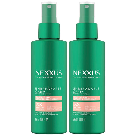 Nexxus Root Lift Thickening Spray Unbreakable Care with ProteinFusion Blend of Biotin, Keratin & Collagen Amino Acids, 6 oz (Pack of 2)
