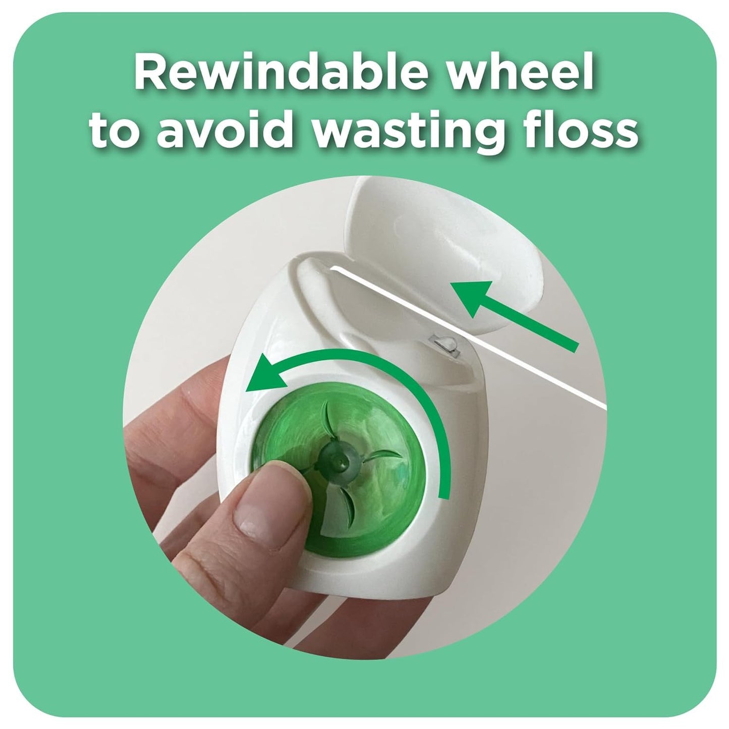 GUM Pro-Weave Woven Dental Floss, Shred Resistant Waxed Floss, Mint Flavored, 3 Count + 2 Travel Units