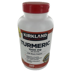 Kirkland Signature Turmeric with Black Pepper, 1000mg (320 Count)