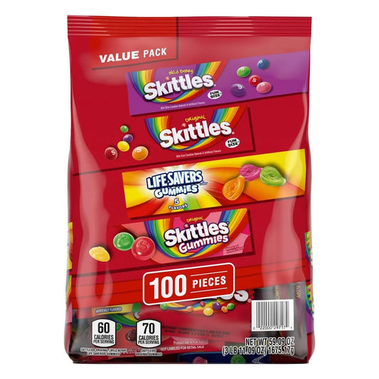 Skittles & Lifesavers Variety Pack, 100 pcs.