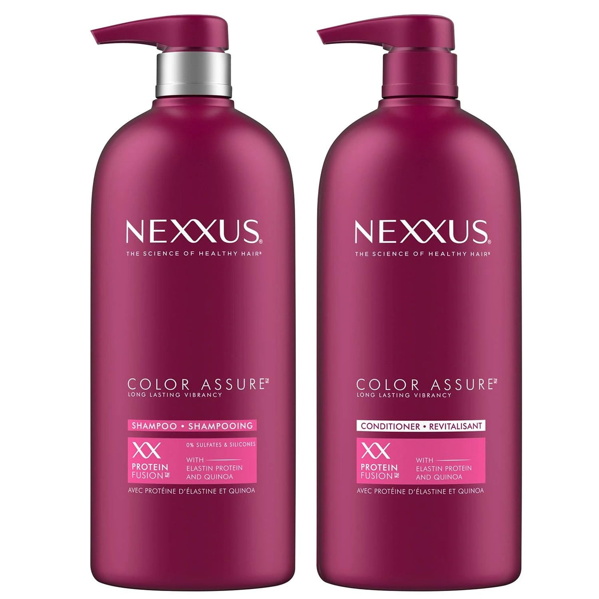 Nexxus Color Assure Shampoo and Conditioner, 32 Fluid Ounce (Pack of 2)