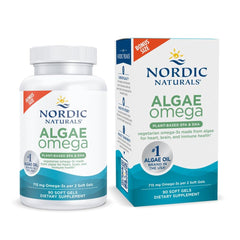 Nordic Naturals Algae Omega, 715mg Vegan EPA+DHA, Plant-Based - 90 Count
