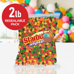 Original Jelly Beans (2 Pound) Holiday Candy - Comes in a Resealable Bag - jelly beans bulk - Perfect for Parties, Christmas Candy Stocking Stuffers