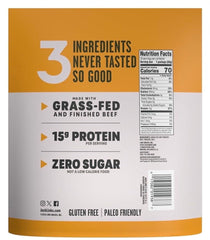 Jack Link's Salt & Vinegar Hickory Smoked Thin Sliced Dried Beef, 15g Protein, Zero Sugar, Gluten Free, 10 oz, 10 Pack