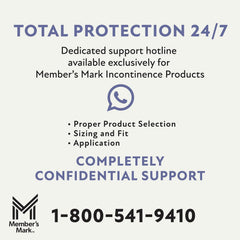 Member's Mark Total Protection Overnight Pad for Women, 120 Count
