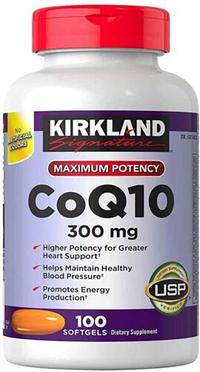WHJIYENY CoQ10 300 mg 100 Softgels Each-Helps Maintain to Heart and Vascular Health?Promotes Energy Production(Pack of 1)