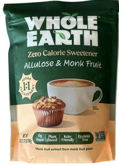 Plant-Based Allulose and Monk Fruit Sweetener Blend, Zero Sugar, Low Calorie, Keto Friendly, No Artificial Sweeteners, 1.75 lb Bag