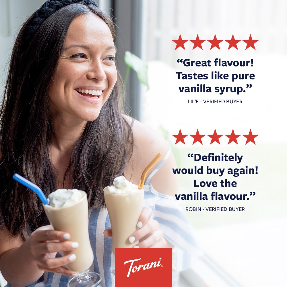 Torani Sugar Free Syrup, Vanilla, 25.4 Ounce (Pack of 1)