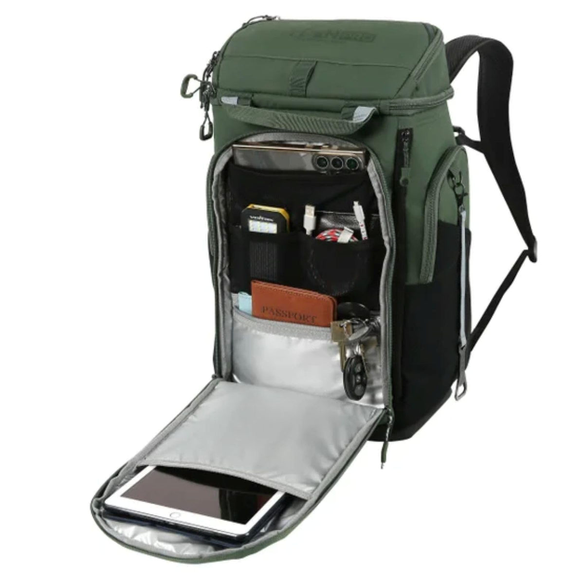 Titan PRO By ARCTIC ZONE Insulated Backpack Cooler with Ice Walls (Camo-Green)