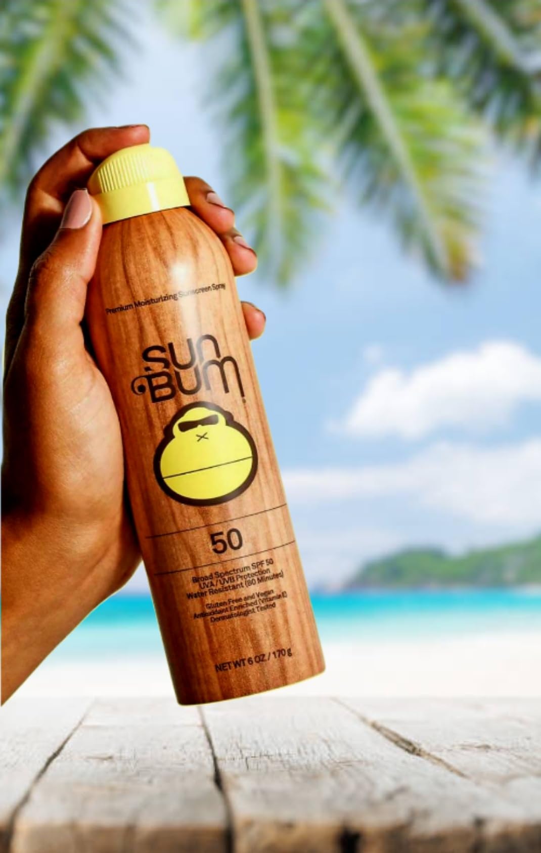 Sun Bum Original Spf 50 Sunscreen Spray 2 Pack Vegan and Reef Friendly (Octinoxate & Oxybenzone Free) Broad Spectrum Moisturizing Uva/Uvb Sunscreen With Vitamin E